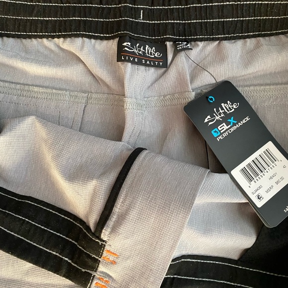 Salt Life Gray SL-QD  Performance Board Walk Men’s Shorts NWT Size 42 - Picture 4 of 5